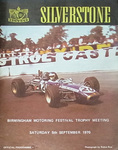 Programme cover of Silverstone Circuit, 05/09/1970