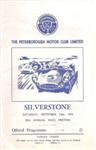 Programme cover of Silverstone Circuit, 12/09/1970