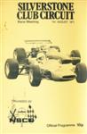 Programme cover of Silverstone Circuit, 01/08/1971