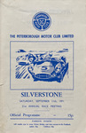 Programme cover of Silverstone Circuit, 11/09/1971