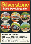 Programme cover of Silverstone Circuit, 16/04/1972