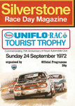 Programme cover of Silverstone Circuit, 24/09/1972