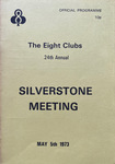 Programme cover of Silverstone Circuit, 05/05/1973