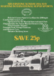 Flyer of Silverstone Circuit, 20/05/1973