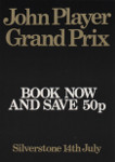 Flyer of Silverstone Circuit, 14/07/1973
