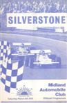 Programme cover of Silverstone Circuit, 09/03/1974