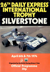 Programme cover of Silverstone Circuit, 07/04/1974