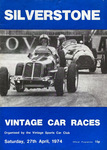 Programme cover of Silverstone Circuit, 27/04/1974