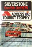 Programme cover of Silverstone Circuit, 05/10/1975