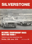 Programme cover of Silverstone Circuit, 20/06/1976