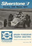 Programme cover of Silverstone Circuit, 20/03/1977