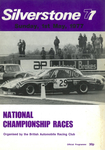Programme cover of Silverstone Circuit, 01/05/1977