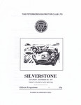 Programme cover of Silverstone Circuit, 05/11/1977