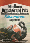 Programme cover of Silverstone Circuit, 12/08/1979