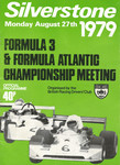Programme cover of Silverstone Circuit, 27/08/1979