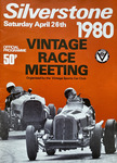 Programme cover of Silverstone Circuit, 26/04/1980