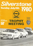 Programme cover of Silverstone Circuit, 06/07/1980