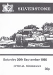 Programme cover of Silverstone Circuit, 20/09/1980