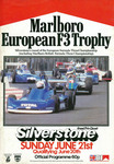 Programme cover of Silverstone Circuit, 21/06/1981