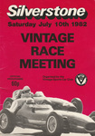 Programme cover of Silverstone Circuit, 10/07/1982