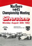 Programme cover of Silverstone Circuit, 30/08/1982