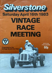 Programme cover of Silverstone Circuit, 16/04/1983