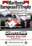 Programme cover of Silverstone Circuit, 12/06/1983