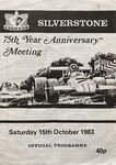 Programme cover of Silverstone Circuit, 15/10/1983