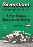 Programme cover of Silverstone Circuit, 23/04/1984