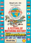 Programme cover of Silverstone Circuit, 27/05/1985