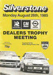 Programme cover of Silverstone Circuit, 26/08/1985