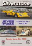Programme cover of Silverstone Circuit, 08/06/1986