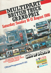 Programme cover of Silverstone Circuit, 17/08/1986