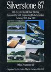 Programme cover of Silverstone Circuit, 20/06/1987
