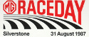 Car sticker for Silverstone Circuit, 31/08/1987