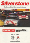 Programme cover of Silverstone Circuit, 31/07/1988