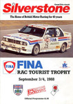 Programme cover of Silverstone Circuit, 04/09/1988