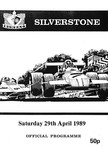 Programme cover of Silverstone Circuit, 29/04/1989