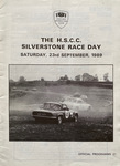 Programme cover of Silverstone Circuit, 23/09/1989