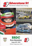 Programme cover of Silverstone Circuit, 09/06/1991