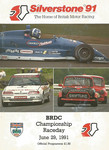 Programme cover of Silverstone Circuit, 29/06/1991