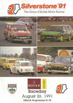 Programme cover of Silverstone Circuit, 26/08/1991