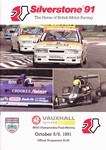 Programme cover of Silverstone Circuit, 06/10/1991