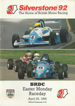 Programme cover of Silverstone Circuit, 20/04/1992