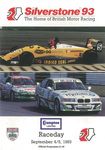 Programme cover of Silverstone Circuit, 05/09/1993