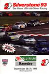 Programme cover of Silverstone Circuit, 19/09/1993