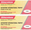 Ticket for Silverstone Circuit, 07/05/1995