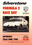 Programme cover of Silverstone Circuit, 22/06/1996