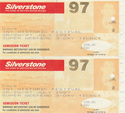 Ticket for Silverstone Circuit, 27/07/1997
