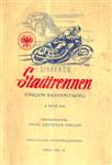 Programme cover of Singen, 04/05/1952
